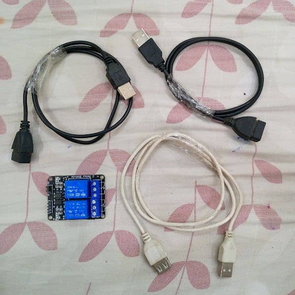 Relay module & USB to USB cable 0