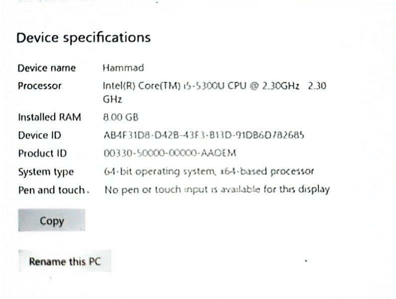 Dell Latitude E7450 i5 5th Generation 4