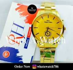 RH Super Time Stainless Steel Male Watch | Order Now | What A Watch