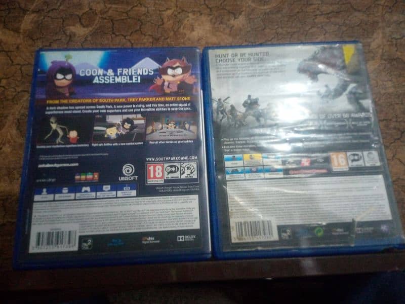 PS4 SOUTH PARK AND EVOLVE DVD DISC 1