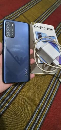 oppo a16 10/10 box charge sath janman ph (contact  03//34//050//10//86