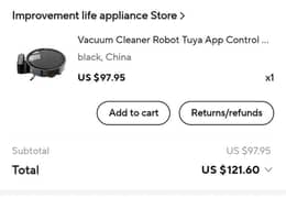 robot vacuum cleaner tuya app control