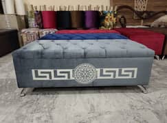 Storage ottoman puffy