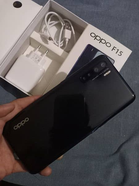 Oppo F15 256+8gb_ All ok_ Condition Good. No Scratch. box and Charger 1