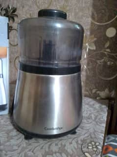 Cambridge chopper blender. . . new condition. . . with 1 year warranty.