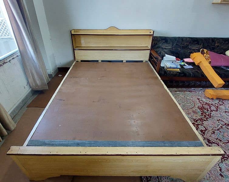 Double Bed + 2 Side Tables for sale 3