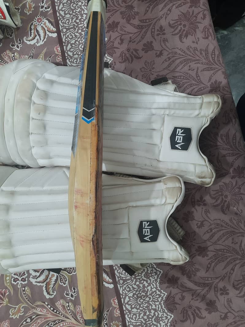 Cricket Batting Kit. Bat , Pad, Gloves, Bag , Halmet, Thai 5