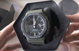 New Casio GSHOCK GA 2110 3ADR Military Color