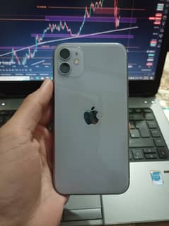 iphone 11  64gb purple  whatsapp call 03077647749