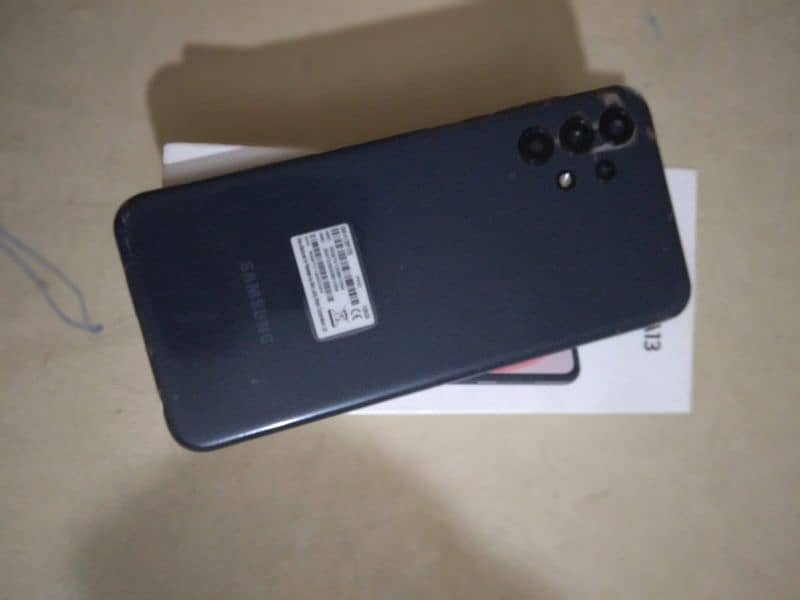 SAMSUNG GALAXY A13 4GB + 128GB WITH BOX + ORIGINAL CHARGER 8