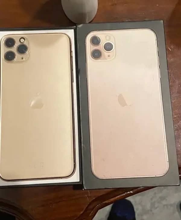 iphone 11 pro max 256gb dual approved with box 1