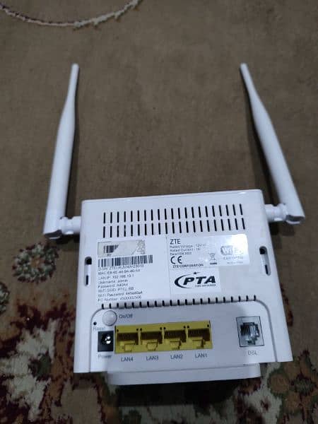 PTCL modem+Router for sale 2