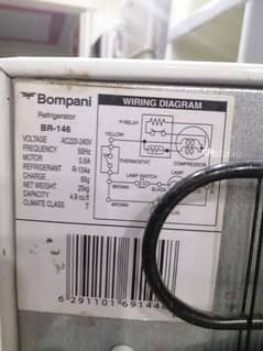 bompani small fridge