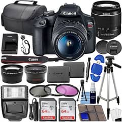 Canon EOS Rebel T7 DSLR Camera Bundle w/ Canon EF-S 18-55mm f