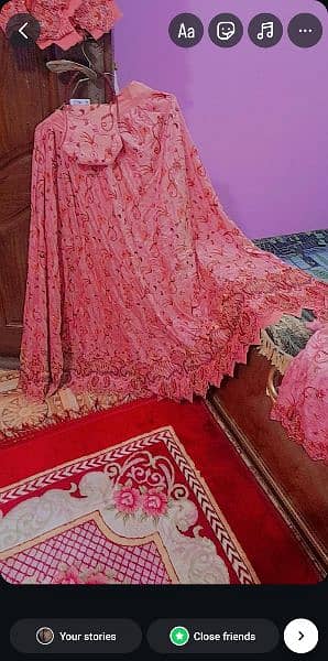 Bridal Lehnga almost  new condition  urgent  for sale 4