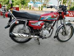 honda CG 125 red colour