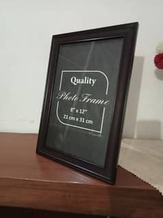 photo frame glass front  8 × 12