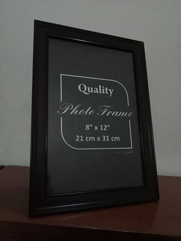 photo frame glass front  8 × 12 4