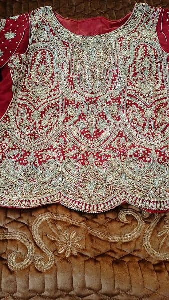 bridal lengha for sale with free jewellery 9