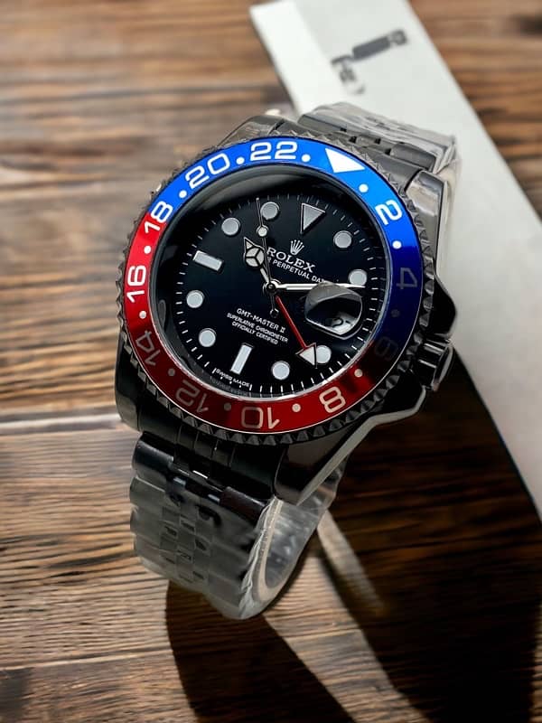 Rolex GMT-Master II “Pepsi” Bezel Watch For Men’s 1