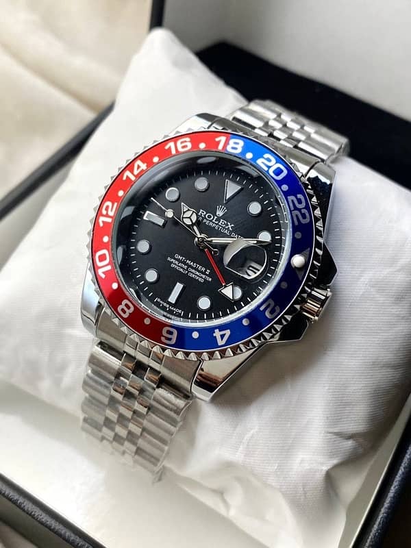 Rolex GMT-Master II “Pepsi” Bezel Watch For Men’s 3