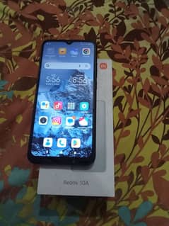 redmi 10A with only box glass crack