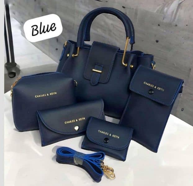 Leather hand bag 4