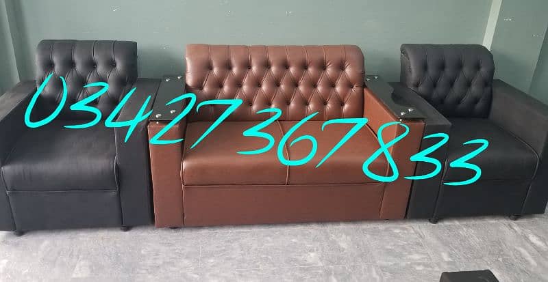 sofa set 5,7 seater all color furniture office chair table cafe shop 2