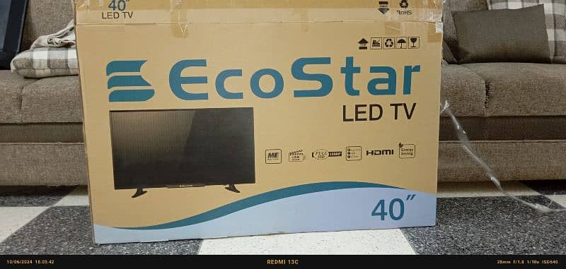 Ecostar LED Tv 40" Simple not smart 2