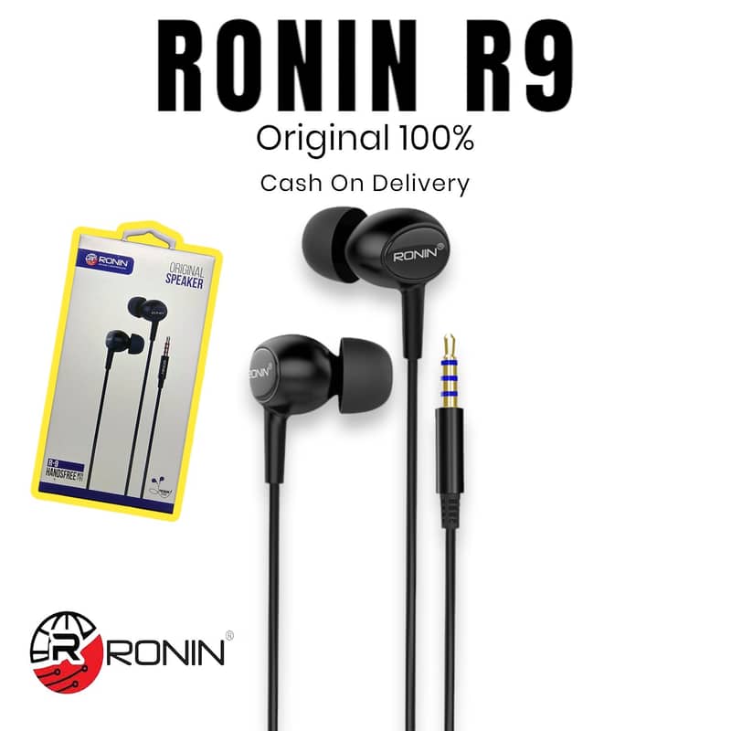 RONIN 100% ORIGNAL R9 HENDFREE 0