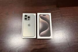 iphone 15 pro 256gb pta approved Natural Titanium