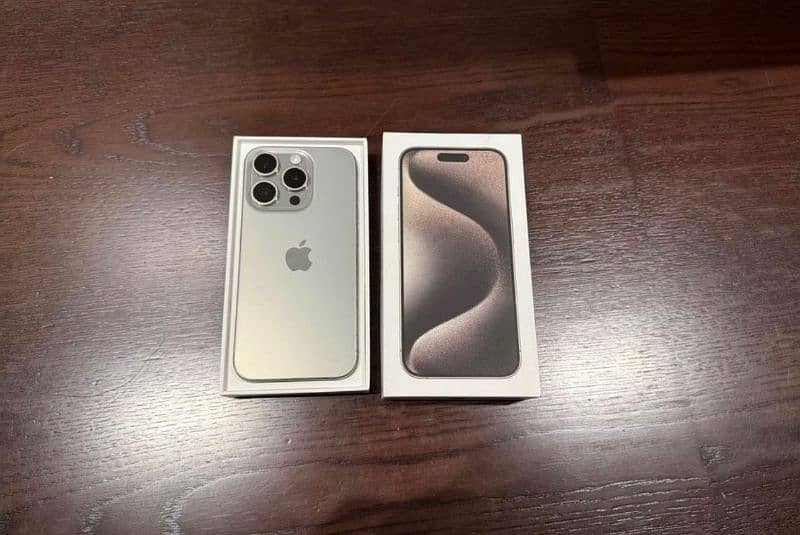 iphone 15 pro 256gb pta approved Natural Titanium 0