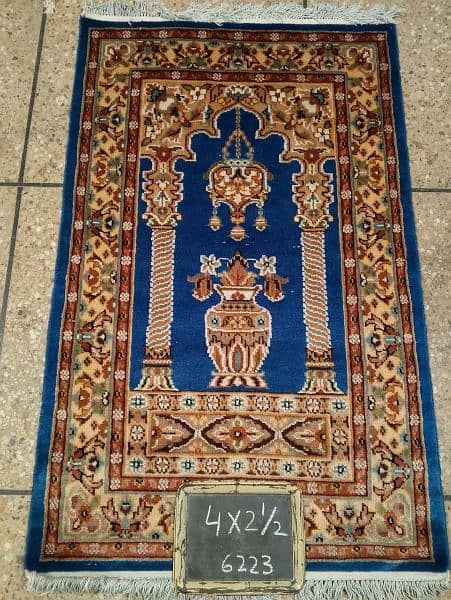 pure wool and silk hand made prayers mat 3