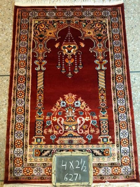 pure wool and silk hand made prayers mat 6