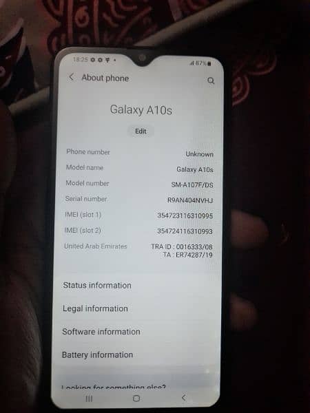 Samsung galaxy A10s 2/32 1