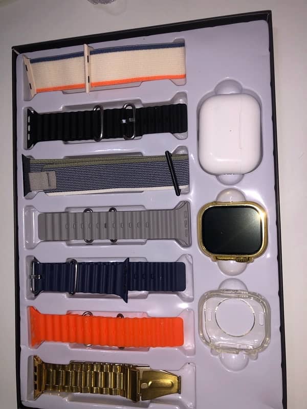 apple ultra watch 7 in 1 with free AirPods 2