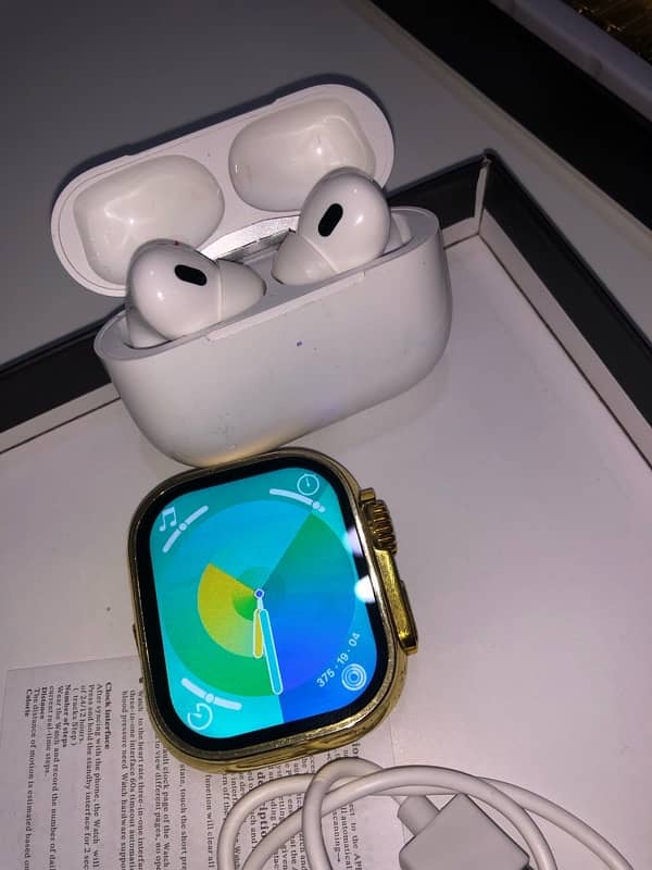 apple ultra watch 7 in 1 with free AirPods 5