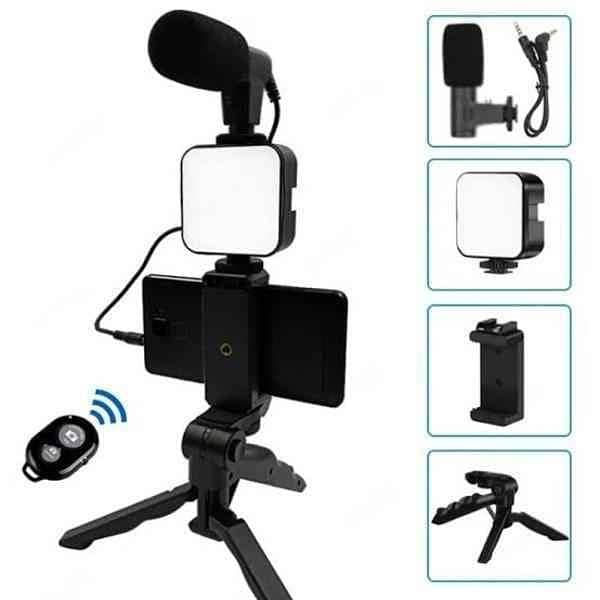 Video-Making Vlogging Kit With Microphone 0