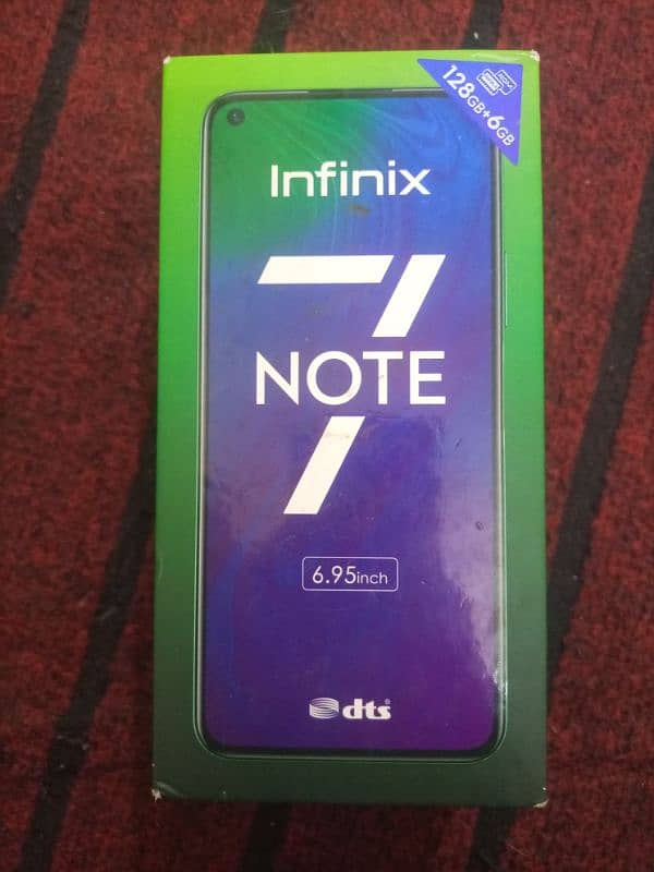 infinix Note 7 pro ram 6gb memory 128Gb+6gb dual sim Exchage possible 3