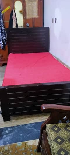 Single Bed & Molty Foam Mattress For Sale