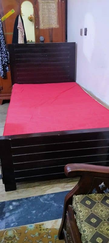 Single Bed & Molty Foam Mattress For Sale 4