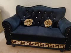 Black Sofa Set For Sale 3,2,1 Like New