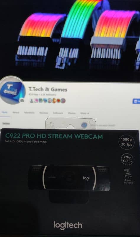 C922 PRO HD STREAM WEBCAM 3