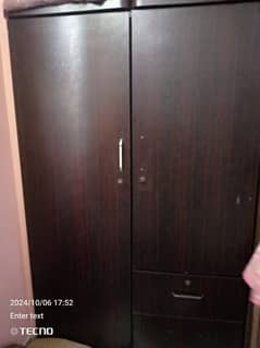 wood wardrobe excellent condition