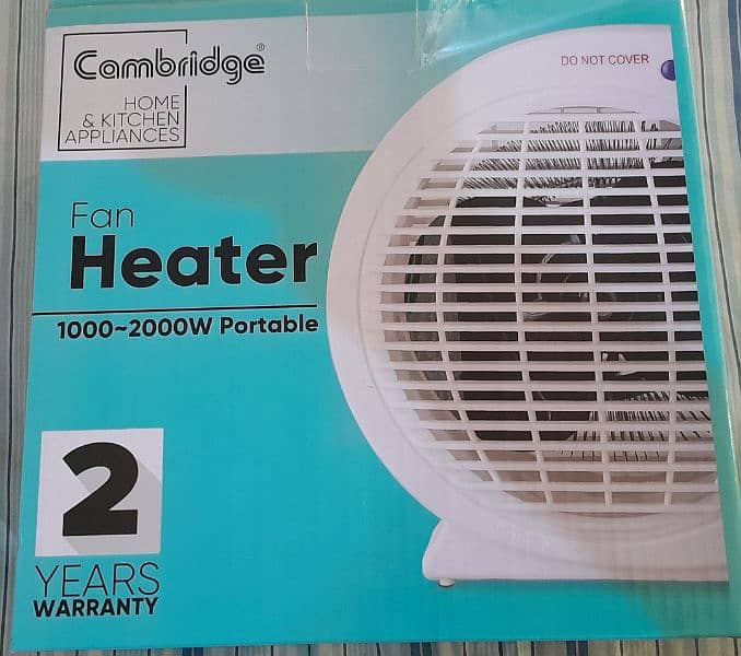 ELECTRIC FAN HEATER 02 Years Warranty 2