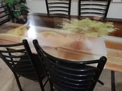 Dining Table With 6 Chairs Set