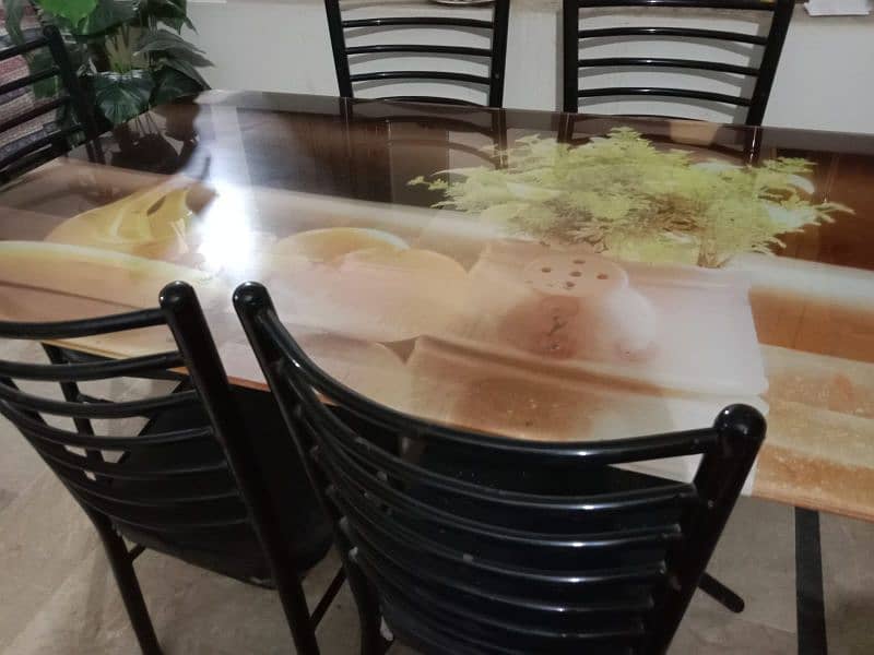 Dining Table With 6 Chairs Set 0