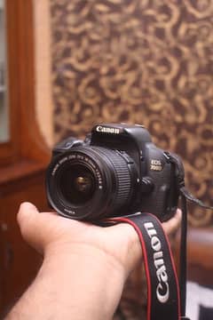 Canon 700d with 18 55mm lens