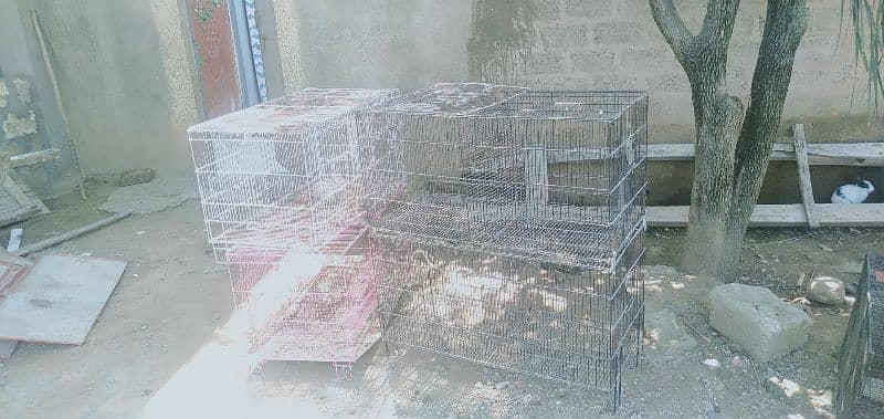 used folding cages available in cheap price 3