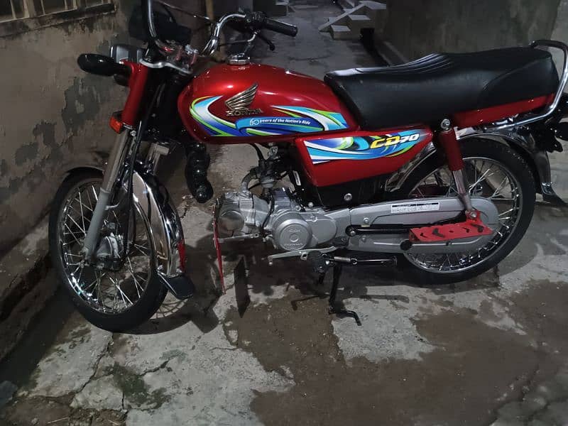 honda CD 70 2024 model good condition 7